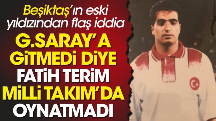 Fatih Terim'in Galatasaray'a gelmeyen Erkan Avseren'i Milli Takıma almadığı ortaya çıktı