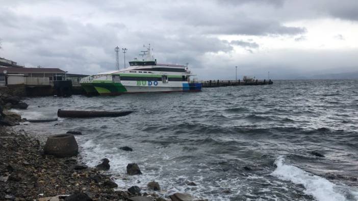 Marmara Denizi'nde ulaşıma hava engeli