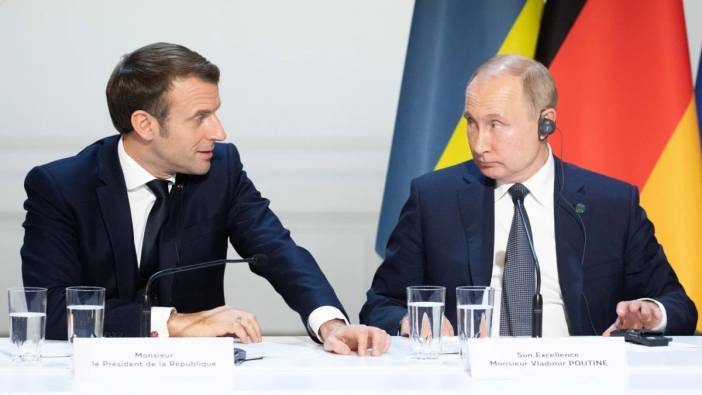 Macron'dan Putin açıklaması: Görüşmeye hazırım