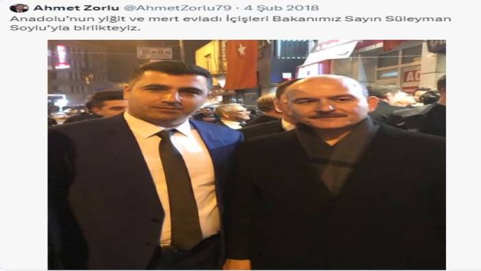 Süleyman Soylu’nun aracında 800 gram uyuşturucu yakalanan Yeşilay Kilis Şube Başkanı Ahmet Zorlu’yla da fotoğrafı çıktı