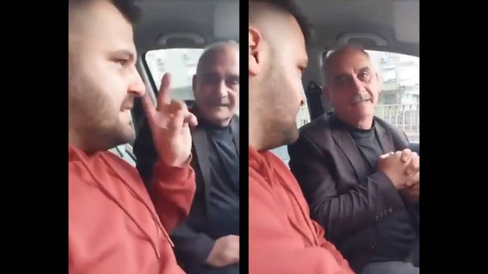 Taksici Martı TAG şoförünü böyle tehdit etti: Seni bu arabanın içine gömerim