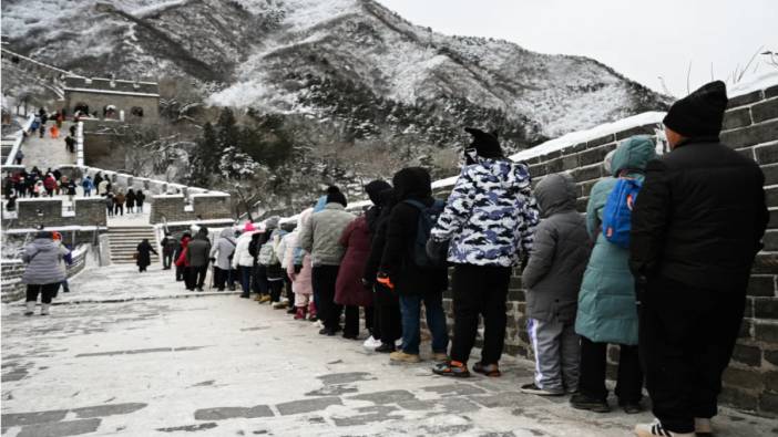 Çin tarihinin en uzun süren soğuk hava dalgasını yaşadı