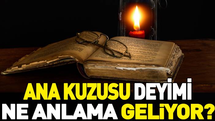 Ana kuzusu deyimi ne anlama geliyor?