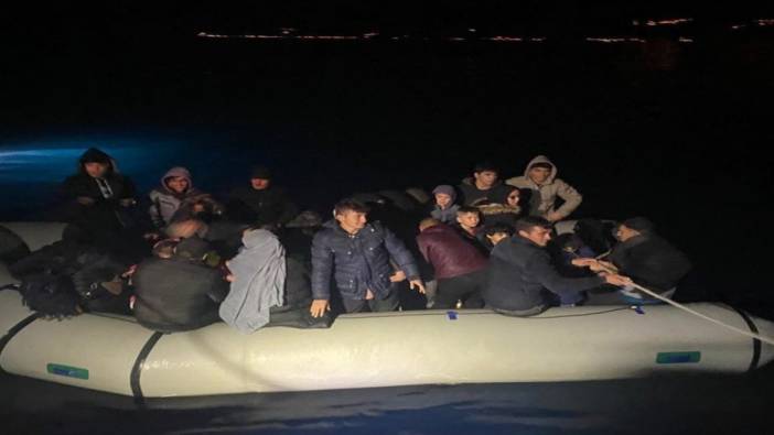 Çanakkale'de 70 kaçak göçmen yakalandı
