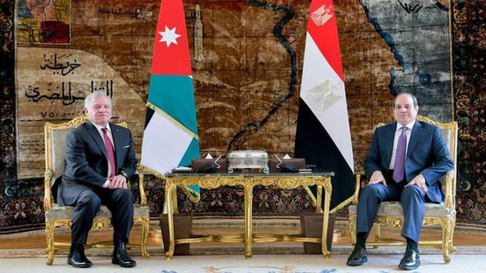 Mısır Cumhurbaşkanı es-Sisi ve Ürdün Kralı Abdullah Kahire’de görüştü