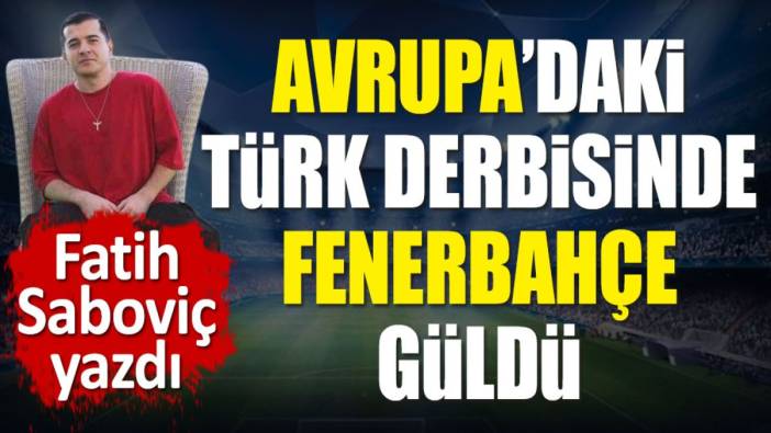 Türk derbisinde Fenerbahçe'nin Anadolu Efes karşısındaki geri dönüşündeki sırrı Fatih Saboviç açıkladı
