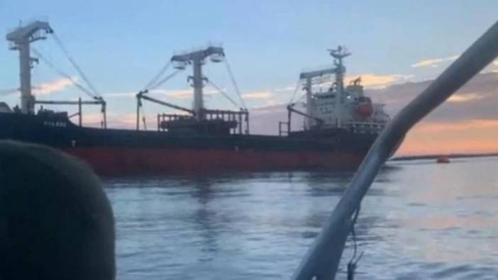 Tahıl gemisi Rus mayınına çarptı