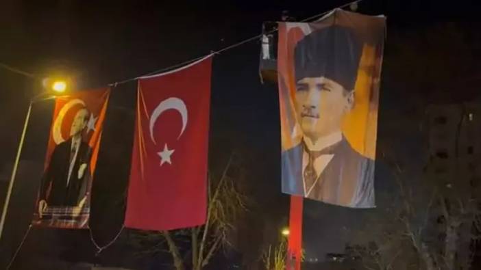 Mansur Yavaş o görüntüleri paylaştı: Suudi Arabistan Büyükelçiliği’nin sokağı ‘Atatürk’ posterleriyle donattıldı