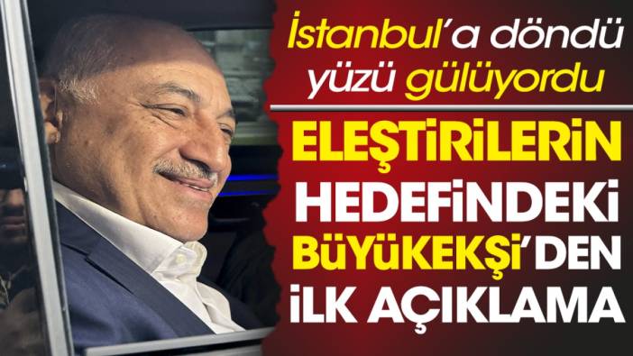 TFF Başkanı Mehmet Büyükekşi İstanbul'a döndü ilk açıklamayı yaptı