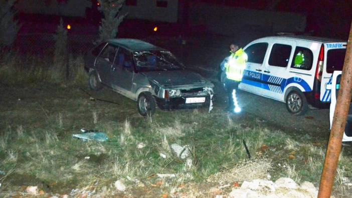Konya’da trafik kazası. 1 yaralı