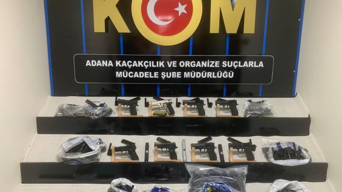 Adana'da kaçak silah üretimi operasyonunda 5 kişi yakalandı