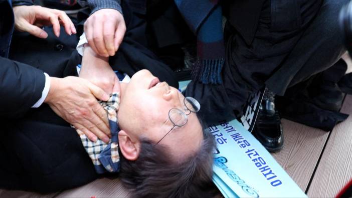 Güney Kore'de ana muhalefet liderine saldırı: Boynundan bıçaklandı