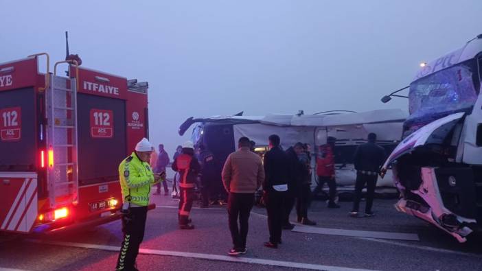 Malatya'da yolcu otobüsü devrildi: 4 kişi hayatını kaybetti