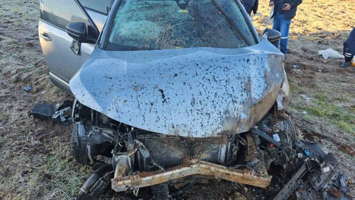 Mardin’de defalarca takla atan otomobildeki 4 kişi yaralandı