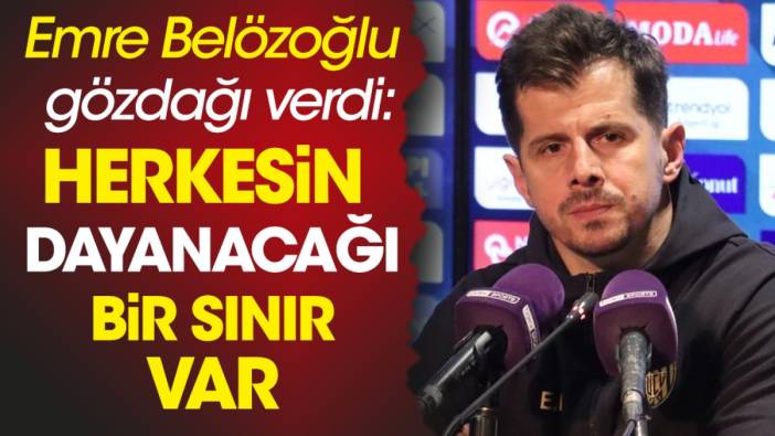 Emre Belözoğlu'ndan Trabzonspor maçında flaş tepki: Herkesin dayanabileceği bir sınır var!
