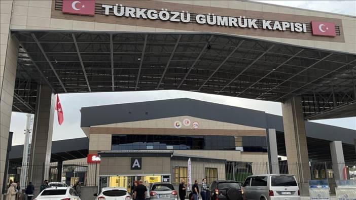 Türkgözü Gümrük Kapısı'nda araç çıkışı yüzde 137 arttı