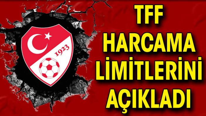 TFF Süper Lig takımlarının harcama limitlerini açıkladı