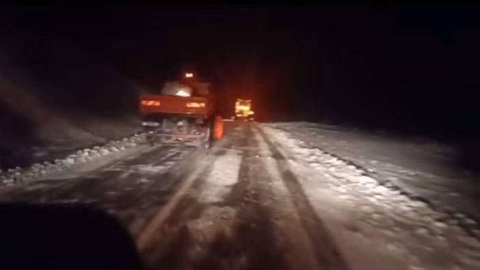 Kardan kapanan 12 köy yolu ulaşıma açıldı