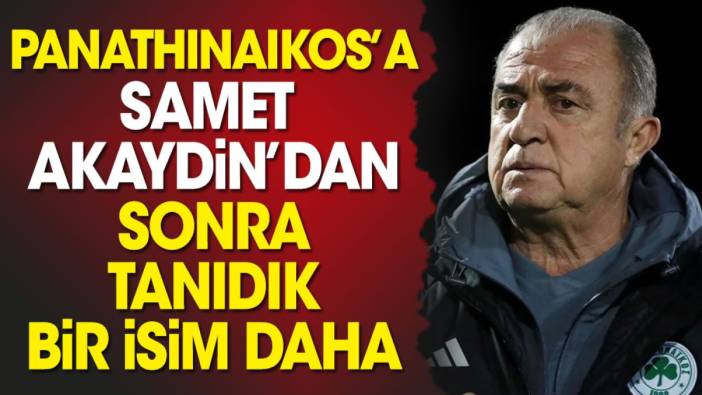 Panathinaikos'a Samet Akaydin'dan sonra tanıdık bir isim daha transfer olacak