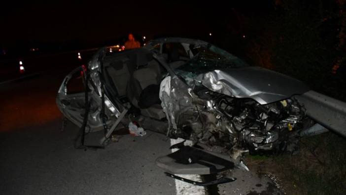 Hatay’da kaza. Otomobil hurdaya dönerken 1 kişi hayatını kaybetti