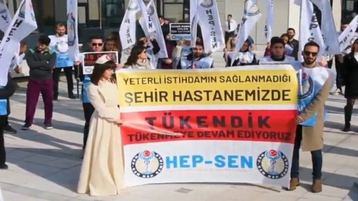 İzmir Şehir Hastanesi çalışanları isyan etti: Tükendik