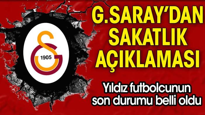 Galatasaray'dan Abdülkerim Bardakcı açıklaması. Trabzonspor maçında sakatlanmıştı