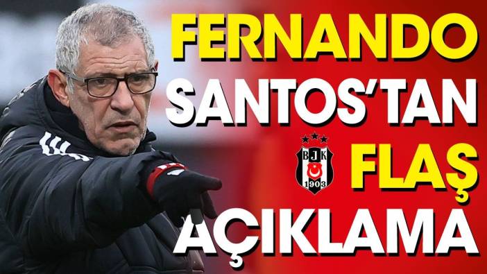 Fernando Santos'tan çok ama çok acı itiraf. Beşiktaş'ı kimse bundan iyi anlatamazdı