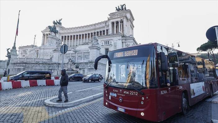 İtalya'da toplu taşımada çalışanlar greve gitti