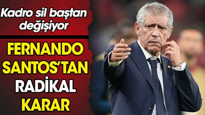 Fernando Santos'tan radikal karar. Beşiktaş'ta ilk 11 sil baştan değişiyor