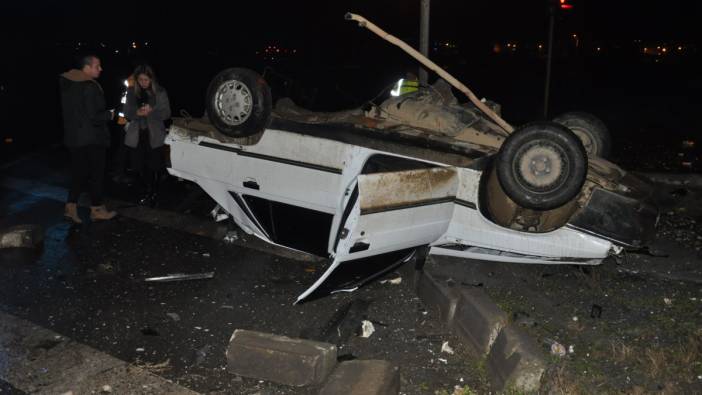 Tekirdağ’da hafif ticari araç ile otomobilin çarpışması sonucu 2'si ağır 5 kişi yaralandı
