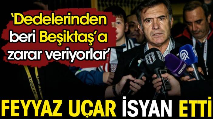 Feyyaz Uçar isyan etti: Dedelerinden beri Beşiktaş'a zarar veriyorlar