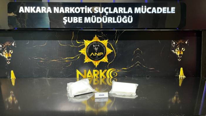 Ankara'da uyuşturucu operasyonu. 2 kilo kokain ele geçirildi