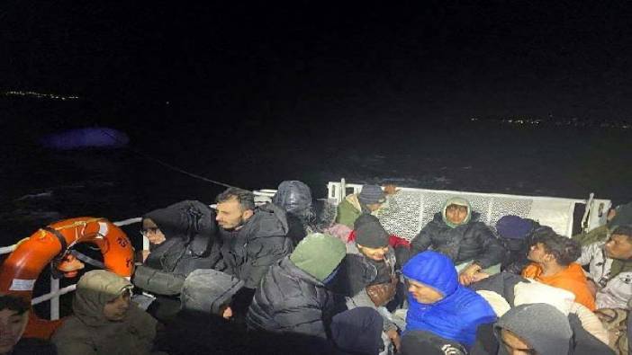 Bodrum açıklarında 54 kaçak göçmen yakalandı
