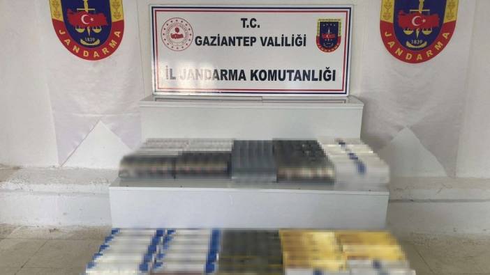 1 milyon lira değerinde kaçak sigara ele geçirildi