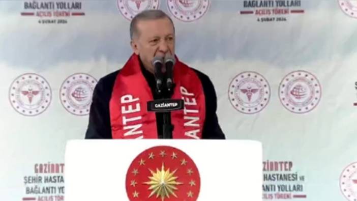 Cumhurbaşkanı Erdoğan Gaziantep Şehir Hastanesi açılışında konuştu