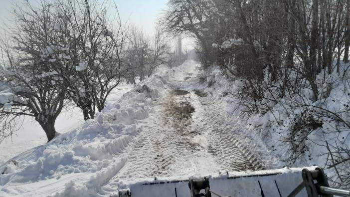 Yüksekova’da kar temizleme çalışmaları sürüyor