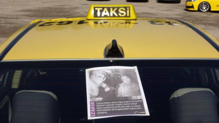 İzmir'de cinayete kurban taksici, Mersin'de 450 taksicinin düzenlediği konvoyla anıldı