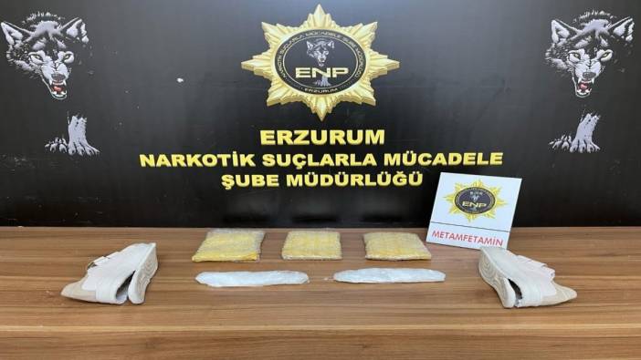 Erzurum'da torbacı avında çok sayıda madde ele geçirildi