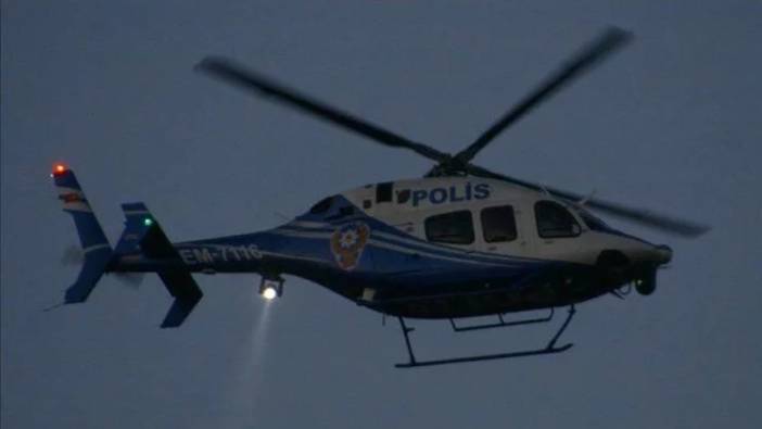 Polis helikopterine lazer tuttu, 91 bin lira ceza yedi