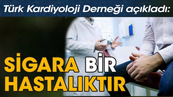 Türk Kardiyoloji Derneği açıkladı: Sigara bir hastalıktır