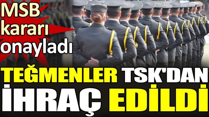 Son dakika... MSB kararı onayladı. Teğmenler TSK'dan ihraç edildi