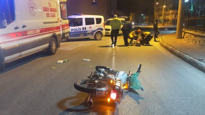 Alkollü motor sürücüsü direksiyon hakimiyetini kaybederek kaza yaptı