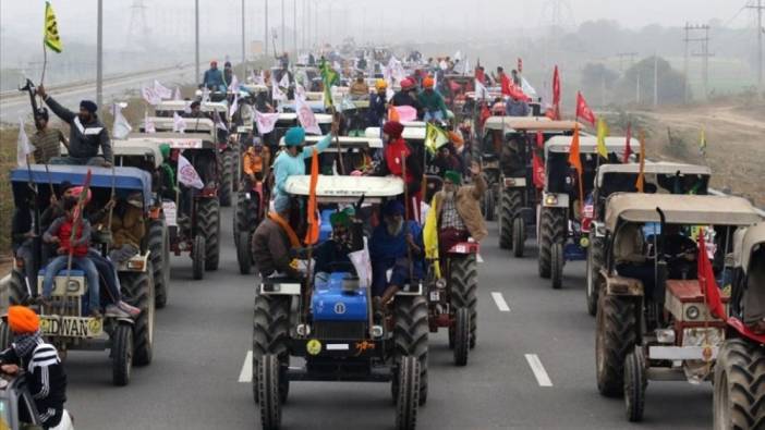 Hindistan çiftçi protestolarına karşı önlem aldı