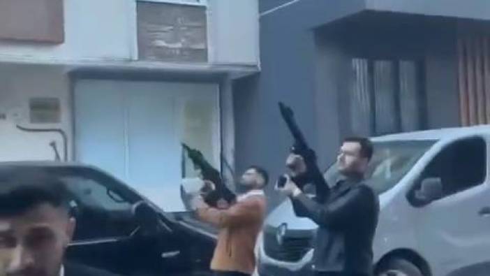 Başakşehir'de otomatik silahlarla havaya ateş eden magandalar yakalandı
