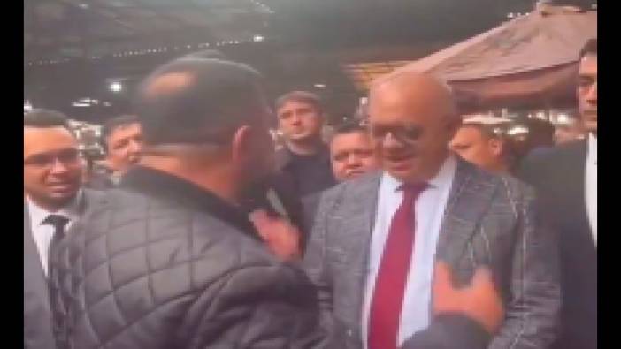 Manisa'da MHP'li Belediye Başkanı ve adayı Cengiz Ergün'ün vatandaşla tartışmalı diyalogu: 'Provakatörlüğe gelmiş!