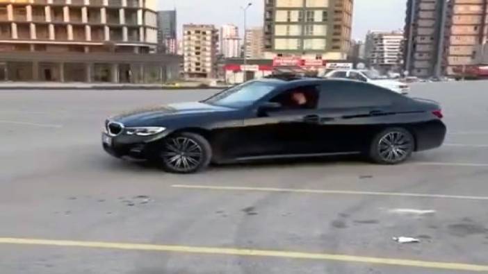 Hastane otoparkında drift atan sürücüye ceza yağdı