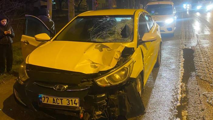 Konya'da trafik kazası. 1 şahıs yaralandı