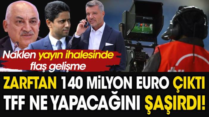 Süper Lig yayın ihalesinde flaş gelişme. Zarftan 140 milyon Euro çıktı TFF şaşırdı!