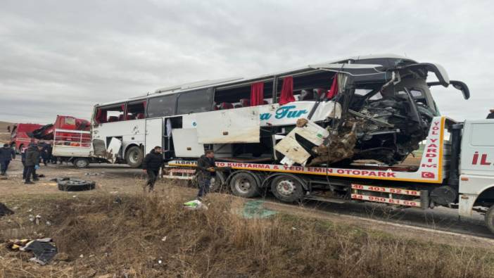 Yozgat’ta otobüs kazası: 1 ölü 18 yaralı
