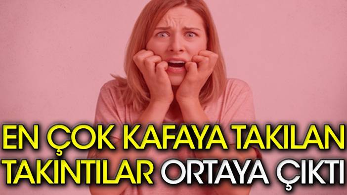 En çok kafaya takılan takıntılar ortaya çıktı